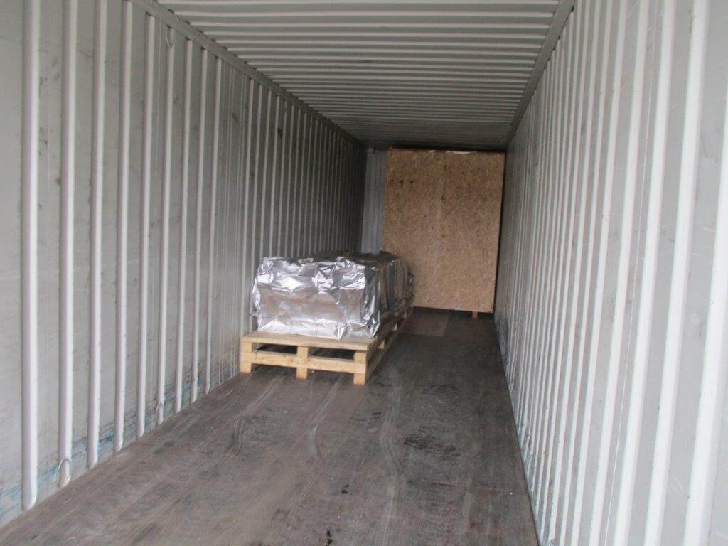 Containerbeladung & Ladungssicherung: Frachtstück 2
